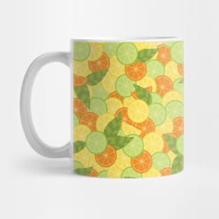 Citrus Splash Seamless Surface Pattern Design Mug